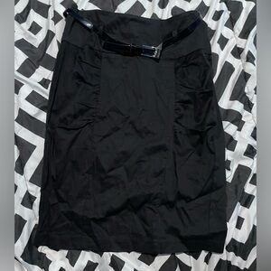 Heart n Soul Black Skirt with Belt